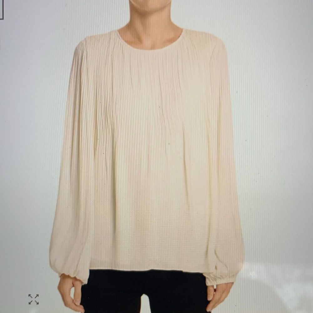 Elizabeth & James Baker Pleated Blouse